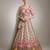 multicolor silk blend embroidered lehenga choli