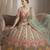 multicolor silk blend embroidered lehenga choli