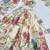 cream organza printed lehenga choli