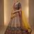multicolor silk blend printed lehenga choli