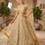 gold net embroidered lehenga choli