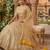 gold net embroidered lehenga choli