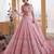 pink silk blend embroidered lehenga choli