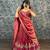 magenta silk blend embroidered lehenga choli