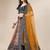 multicolor silk blend printed lehenga choli