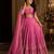 rani pink silk blend embroidered lehenga choli