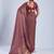 Maroon chiffon ajrak printed saree with unstitched blouse