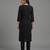 Black rayon embroidered kurta set
