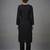 Black rayon embroidered kurta set
