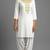White rayon embroidered kurta set
