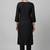 Black rayon embroidered kurta set