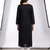 Black rayon embroidered kurta set