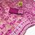 Pink color art silk blend sarees with blouse