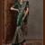 Green color ready to wear semi modal saree with unstitched designer blouse