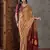 Yellow color Pre Pleated semi modal saree with unstitched designer blouse