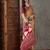 Yellow color ready to wear semi modal saree with unstitched designer blouse
