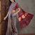 Blue color ready to wear semi modal saree with unstitched designer blouse