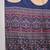 Wine color ready to wear semi modal saree with unstitched designer blouse