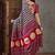 Blue color ready to wear semi modal saree with unstitched designer blouse
