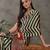 Green color ready to wear semi modal saree with unstitched designer blouse
