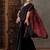 Black color ready to wear semi modal saree with unstitched designer blouse