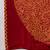 Red color ready to wear semi modal saree with unstitched designer blouse