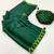 Green color ready to wear semi modal saree with unstitched designer blouse