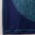 Blue color ready to wear semi modal saree with unstitched designer blouse