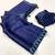 Blue color ready to wear semi modal saree with unstitched designer blouse