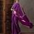 Purple color ready to wear semi modal saree with unstitched designer blouse