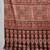 Brown color ready to wear semi modal saree with unstitched designer blouse