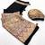 Light brown color ready to wear semi modal saree with unstitched designer blouse