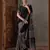 Black color Pre Stitched semi modal saree with unstitched designer blouse