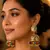 Elegant punjabi style gold plated jhumka earrings
