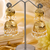 Heritage gold plated punjabi jhumka earrings