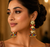 Multi layered punjabi gold plated jhumka earrings