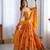 Yellow Lehenga Choli with dupatta  Up To 42