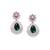 Green Stone AD Studded Dangler Earrings