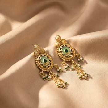 Rajwadi Stone Dangling Choker Set 4