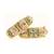 Green & Red Stone Rajwadi Heritage Screw Openable Kada Bangles, Set of 2