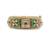 Green & Red Stone Rajwadi Heritage Screw Openable Kada Bangles, Set of 2