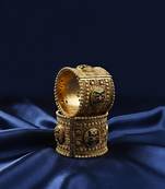 Traditional Heritage Broad Kada Bangles, Set of 2