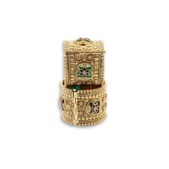 Traditional Heritage Broad Kada Bangles, Set of 2 3