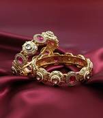 Traditional Rajwadi Screw Openable Kada Bangles, Set of 2