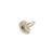 Green Stone Moissanite Kundan Almond Shaped Adjustable Ring