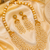 Golden Pearl Mesh Necklace Set