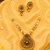 Royal Filigree Pearl Pendant Necklace Set