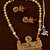 Temple Pearl Fringe Necklace Set