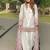 White art silk printed farshi salwar set