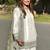 White art silk printed salwar kameez